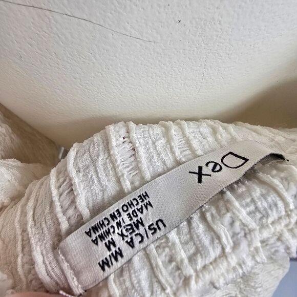 Dex Cream and Yellow Textured Blouse R15 - Picture 4 of 4